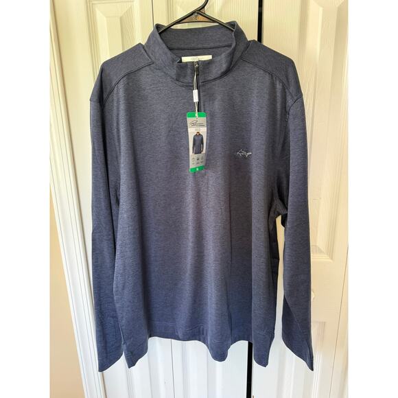 NWT Greg Norman ML75 Navy Pullover Men's XL - Picture 1 of 9